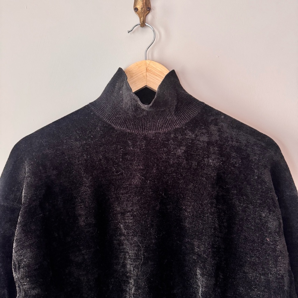 Chenille Turtleneck Sweater